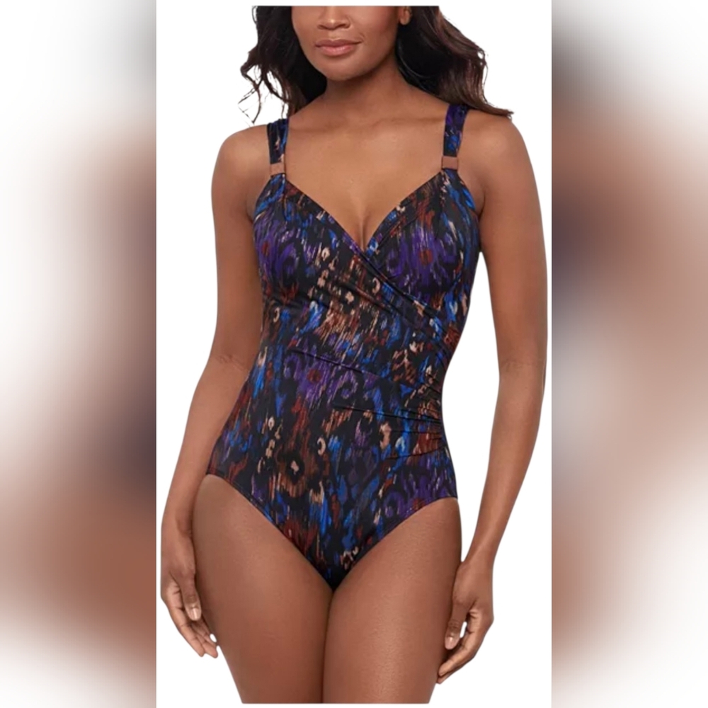 Miraclesuit Women's Tapiz Siren Underwired One Piece Swimsuit NWT $198 Sz 14